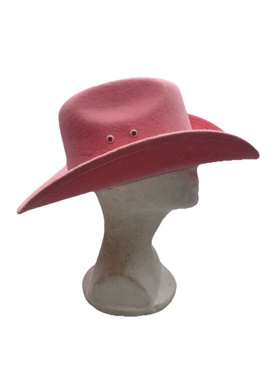 El Mayor Cowgirl Cowboy Hat Pink Sz M EUC RARE BEYONCÉ COUNTRY LINE DANCE main image 9